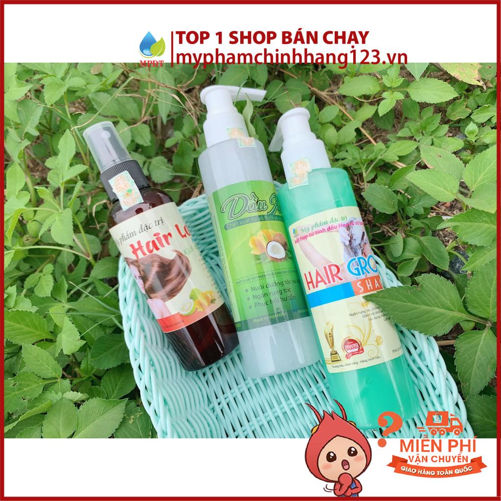 [CHÍNH HÃNG - CÓ TEM] Tinh dầu bưởi hair lotion_ Dầu gội bưởi_Dầu xả sữa dừa kích thích mọc tóc, ngăn ngừa rụng tóc,khỏe