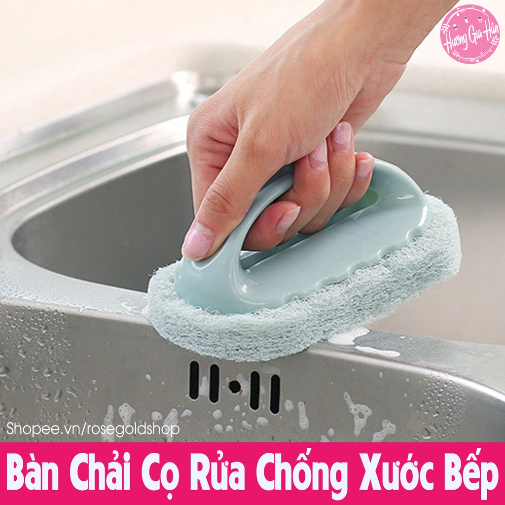 Bàn Chải Có Tay Cầm Cọ Rửa Chống Xước Bếp, Bồn Rửa Mặt, Nhà Tắm