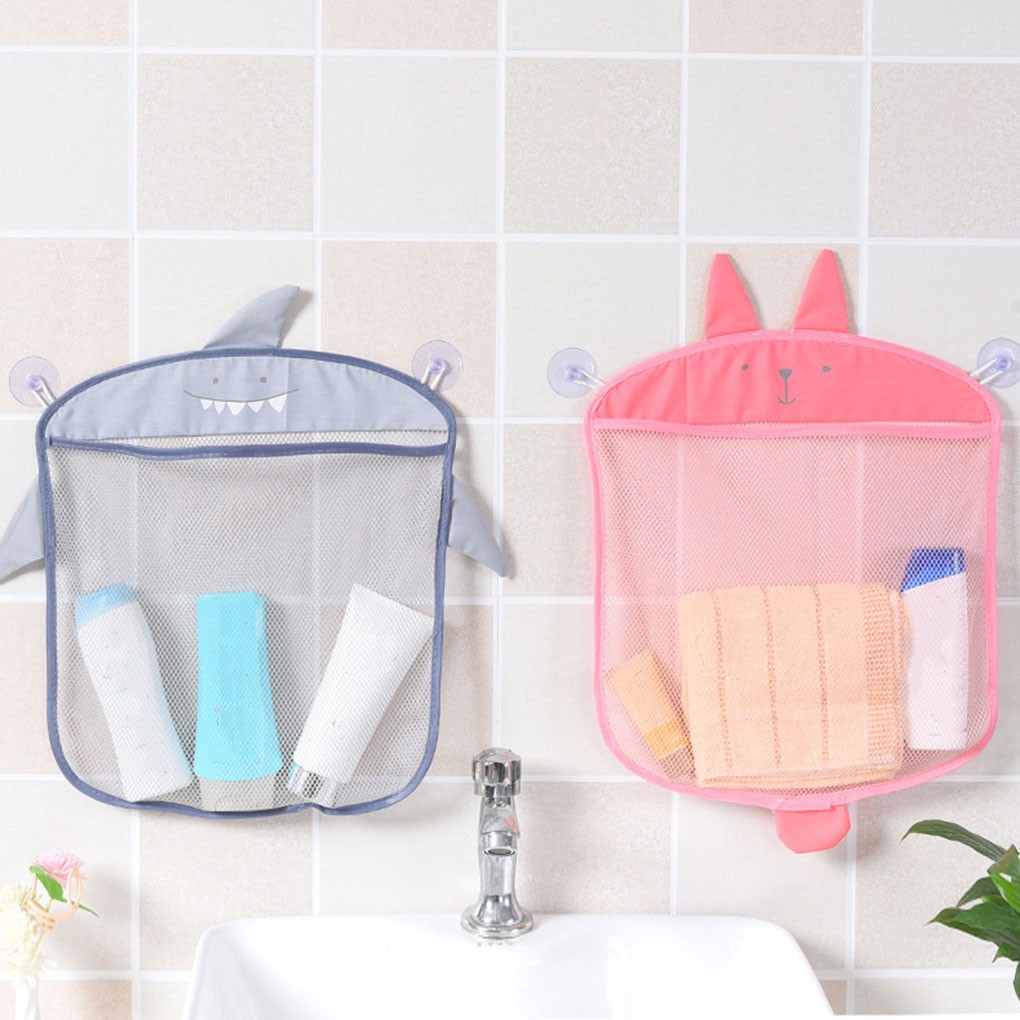 Túi Lưới Đựng Đồ Chơi Treo Phòng Tắm Cho Bé Hình Hoạt Hình