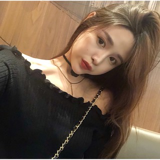 Áo Len Mỏng Trễ Vai