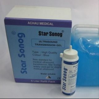 Gel siêu âm star soong màu xanh can 5 lít
