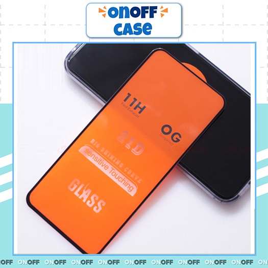 Kính Cường Lực 21D Full Màn Điện Thoại Samsung A11/A02S/A21/A03S- ONOFF