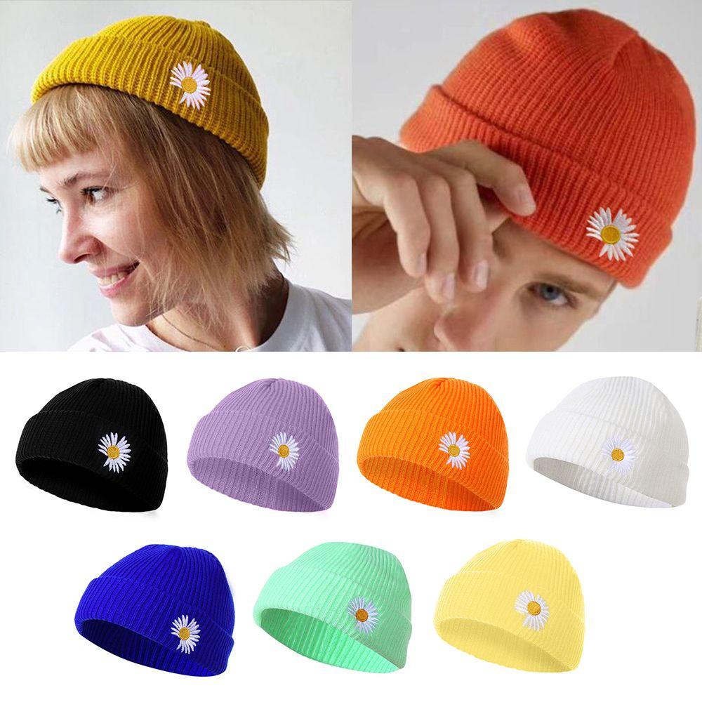 Mũ Beanie Dệt Kim Phong Cách Hip Hop Thời Trang Mùa Đông Ấm Áp