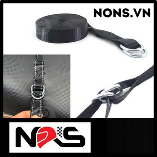 Dây ràng D-Ring buộc đồ đi phượt trên xe máy
