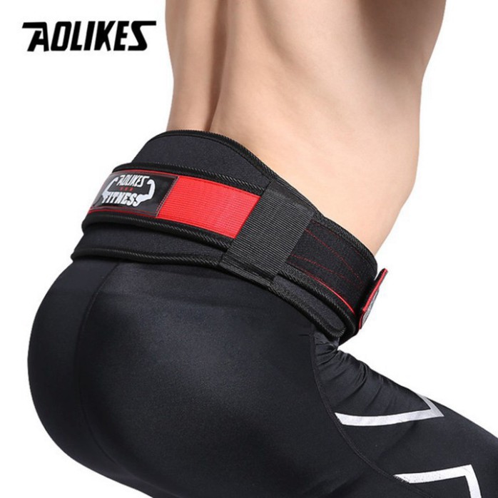 Đai lưng Squat aolikes, nịt lưng tập gym Jun Sport size M/L/XL
