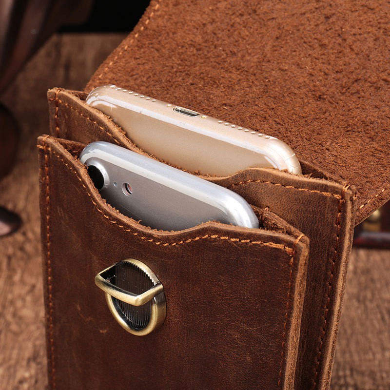 bao da điện thoại đeo thắt lưng 2 ngăn | BigBuy360 - bigbuy360.vn