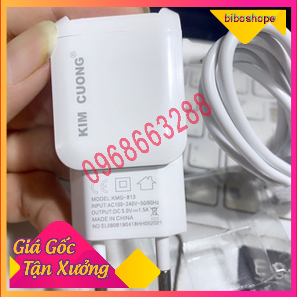 🚀Free ship🚀 Cáp Sạc Iphone - SAMSUNG Liền Dây - Kim Cương KMG-813 / Bảo hành 12 tháng