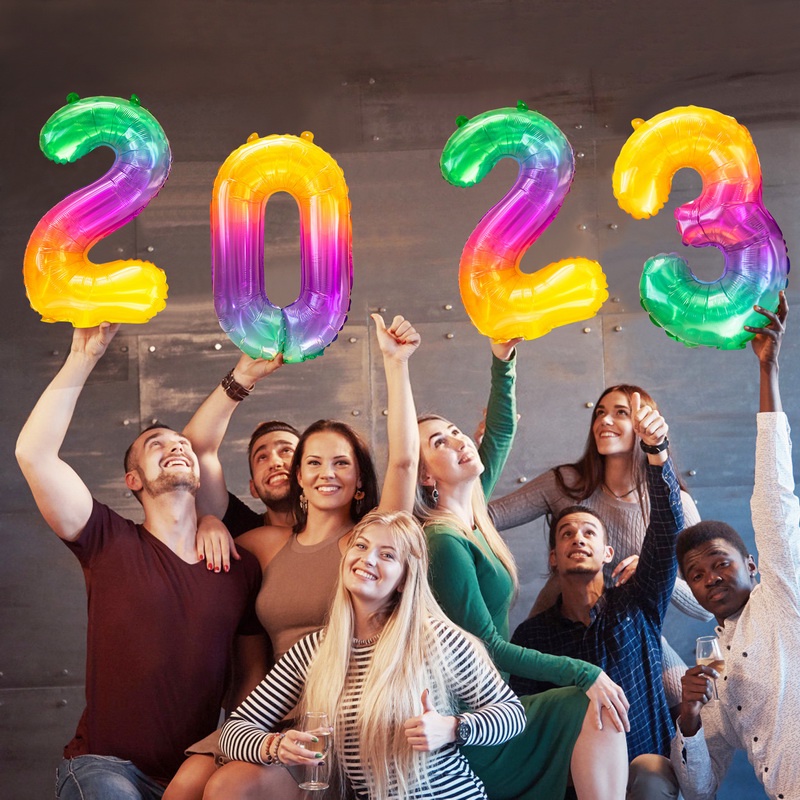 Bong Bóng Hình Số Trang Trí Tiệc