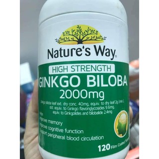 Ginkgo Biloba 2000mg Nature's way