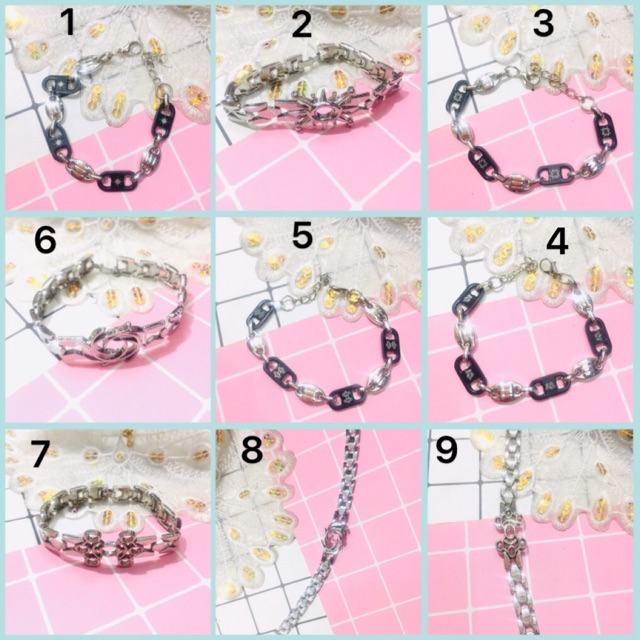 Lắc tay kpop EXO hình logo vòng tay EXO hình logo