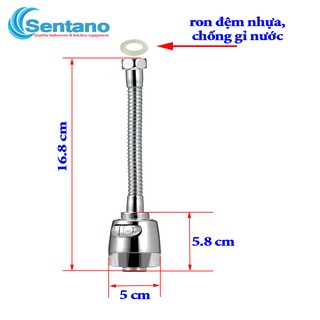 ❤️FreeSHip❤️ Bộ vòi rửa chén tăng áp xoay linh hoạt 360 tiện lợi với 2 chế độ nước