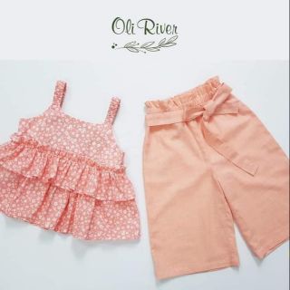 Set bộ bé gái quần rộng