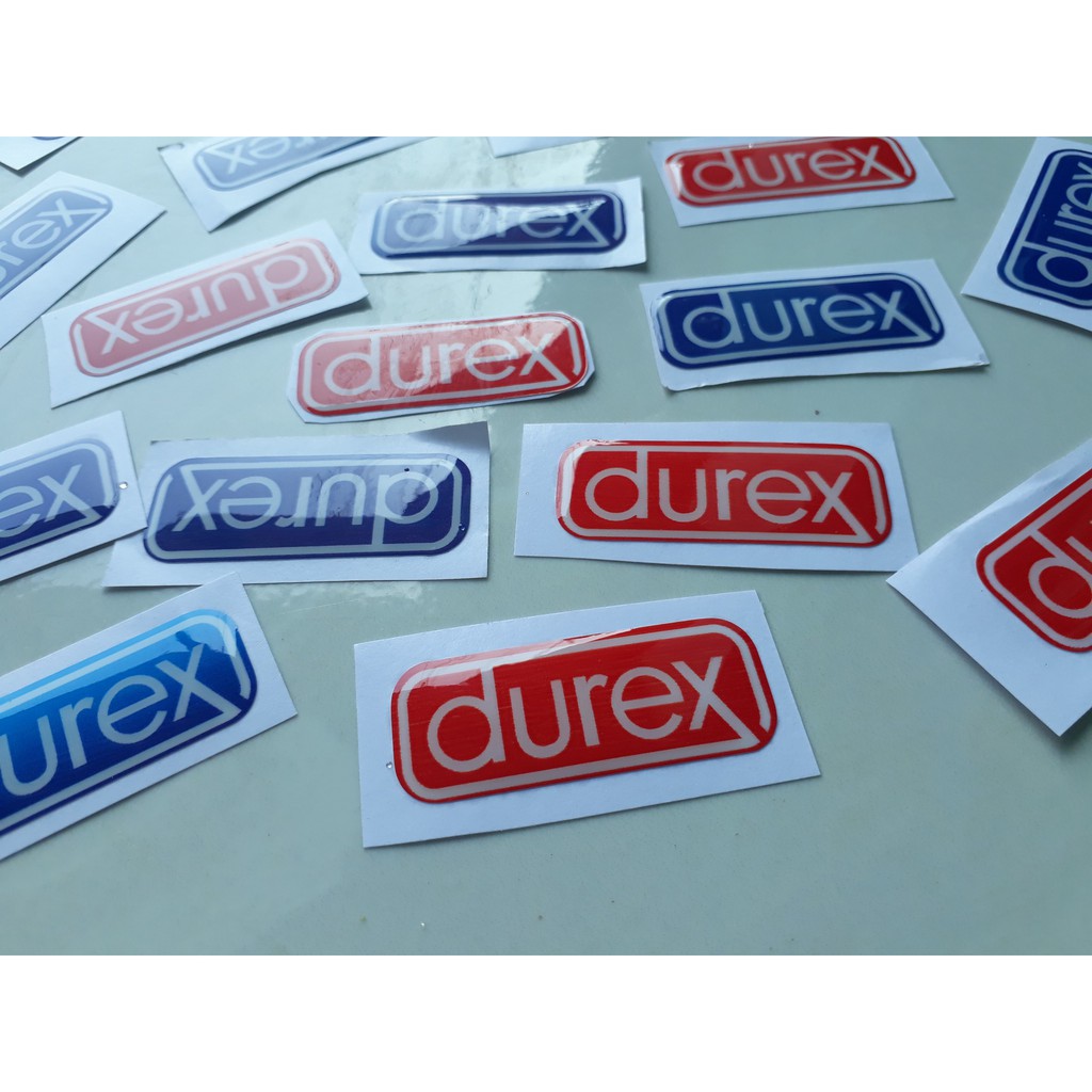 Tem Durex tem nổi không tróc không ohai màu