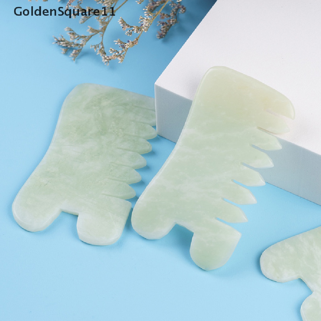 Lược Chải Tóc Mát Xa Da Đầu Bằng Ngọc Bích Goldsquare11