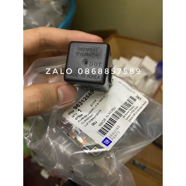 Rơ le xi nhan Daewoo Gentra,Aveo,Lacetti ex chính hãng Gm:96312545
