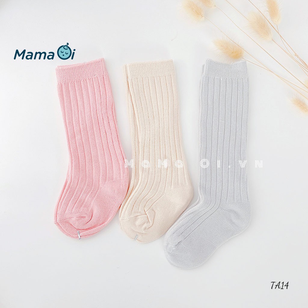 TA14 Tất dài 3 màu cho bé yêu mang thoải mái của Mama Ơi-Thời trang cho bé