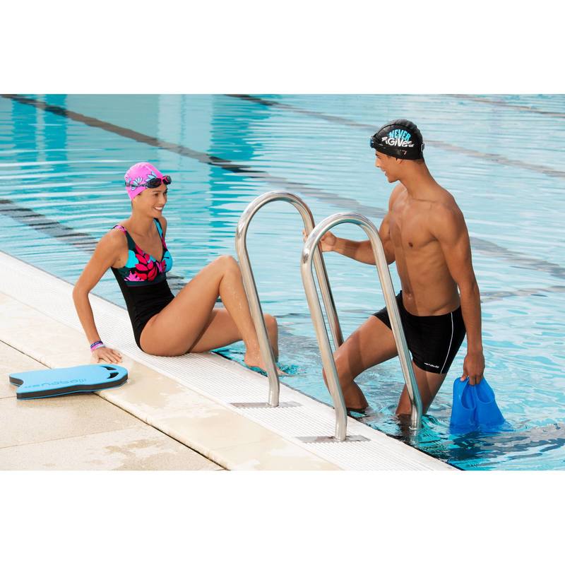 Quần bơi boxer Decathlon Nabaiji B-Active + Pip cho nam - Đen