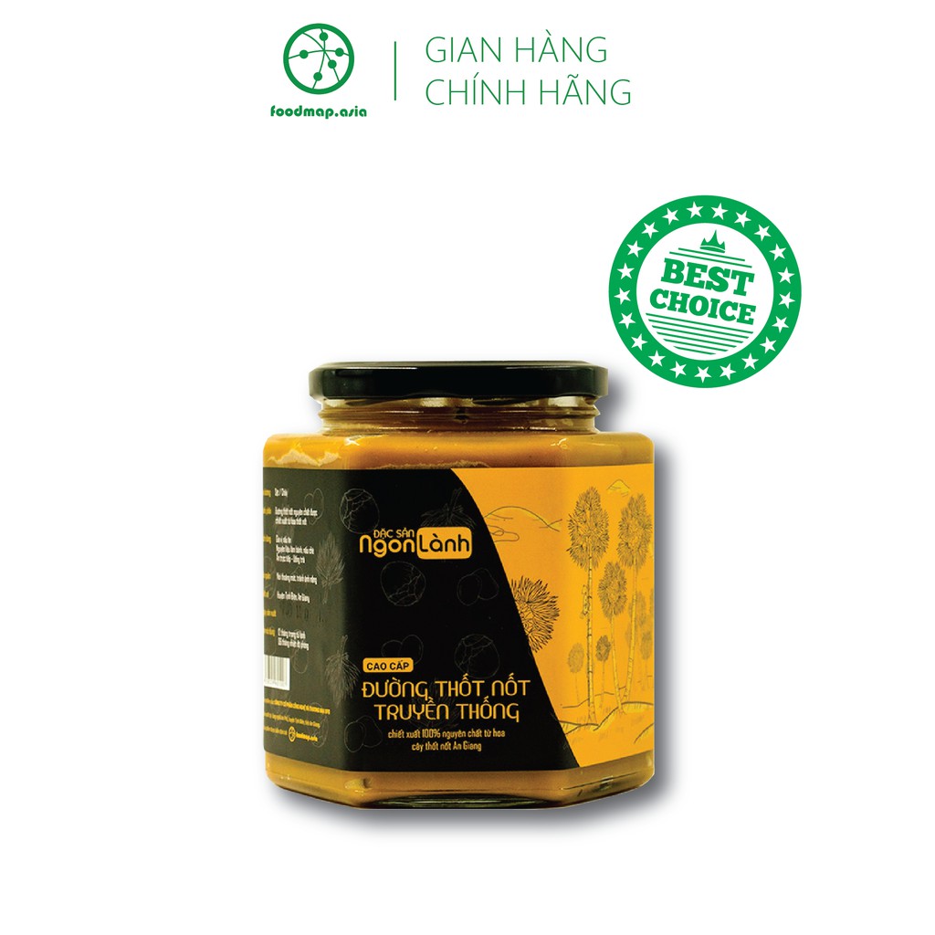 Đường Thốt Nốt Truyền Thống An Giang, Nguyên Chất, Dạng Sệt Đặc sản Ngon Lành - FoodMap