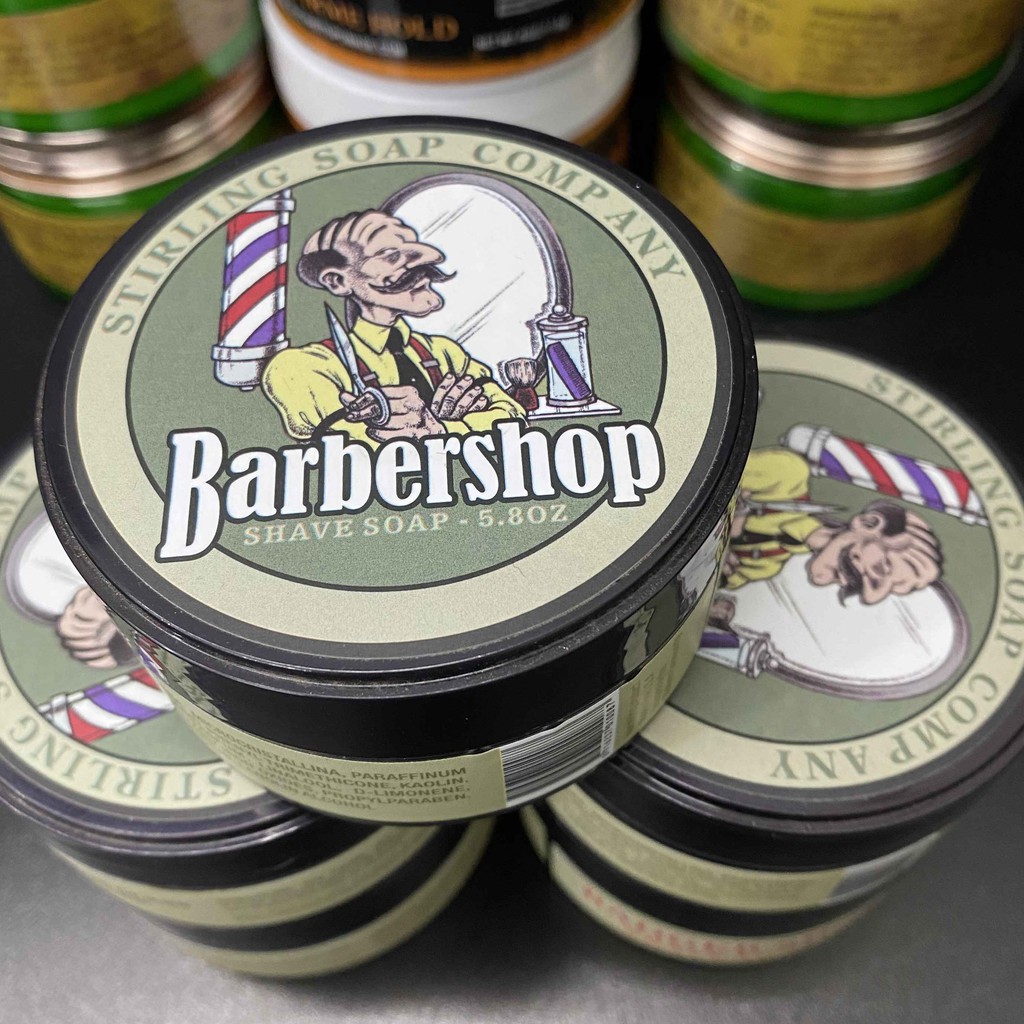 Sáp Vuốt Tóc Nam Barber Shop Shave Soap ❇️[CHÍNH HÃNG]❇️