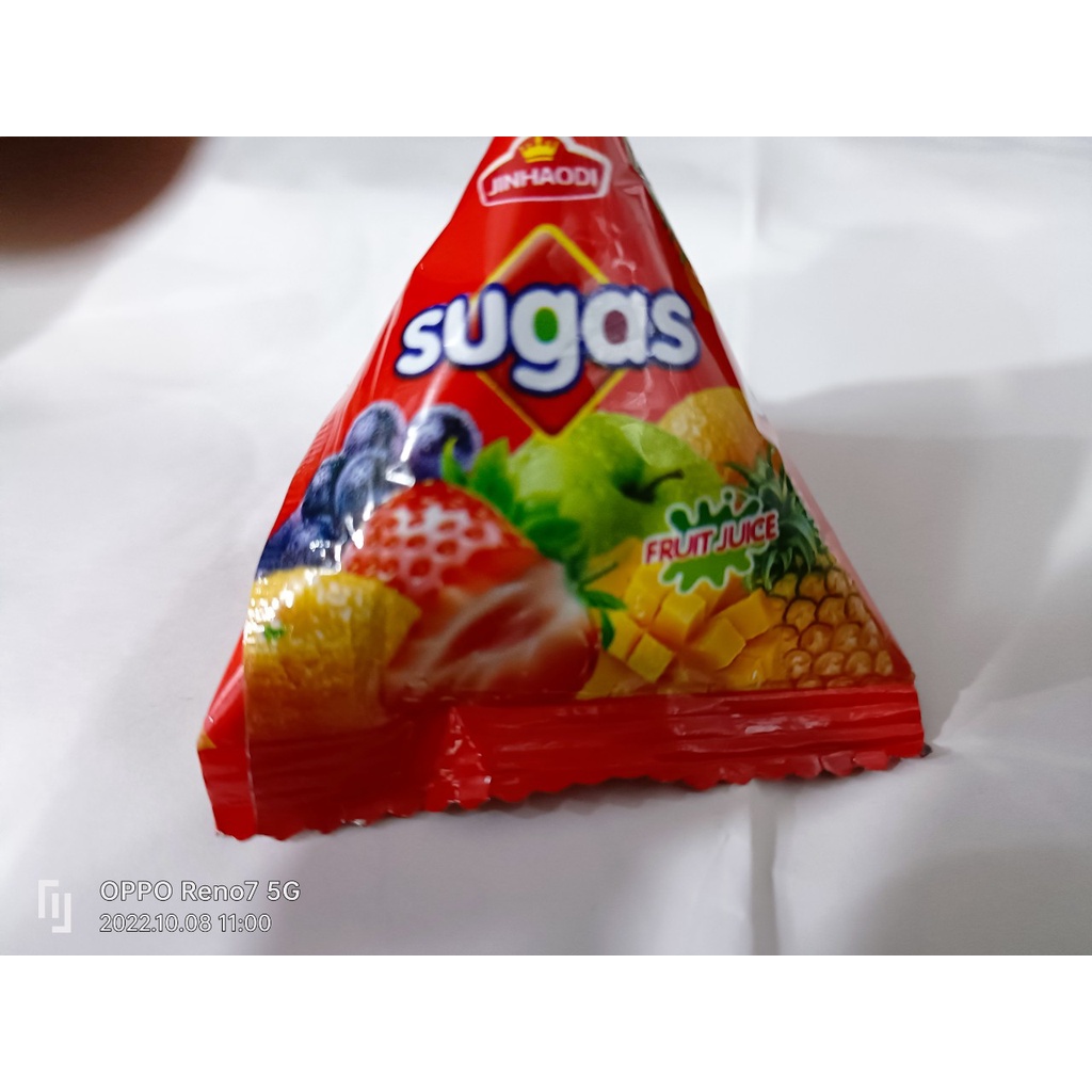 [ Dẻo ngon ] Combo 100g Kẹo dẻo hoa quả ( kẹo chip chip ) hình tam giác siêu ngon