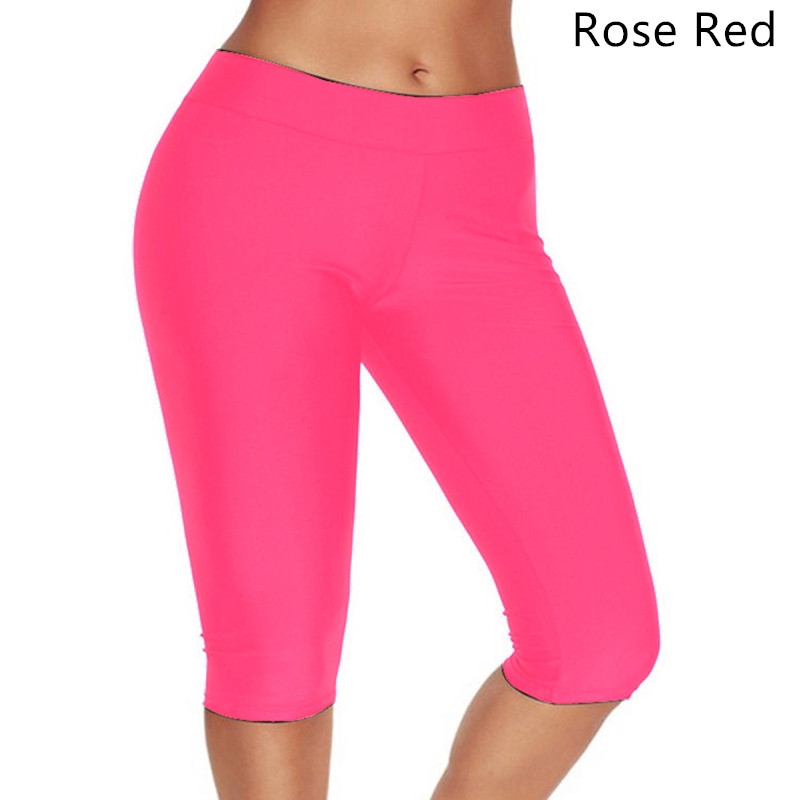 Quần Bơi Màu Trơn Thiết Kế Đơn Giản Cho Phái Nữ