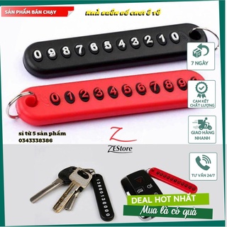 Móc chìa khoá gắn số điện thoại - móc khóa tránh thất lạc