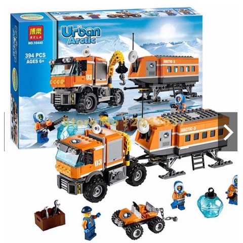 [Ảnh thật] [Rẻ vô địch] Bộ đồ chơi trẻ em lego City Urban 10440- Thám hiểm cực bắc 394 khối