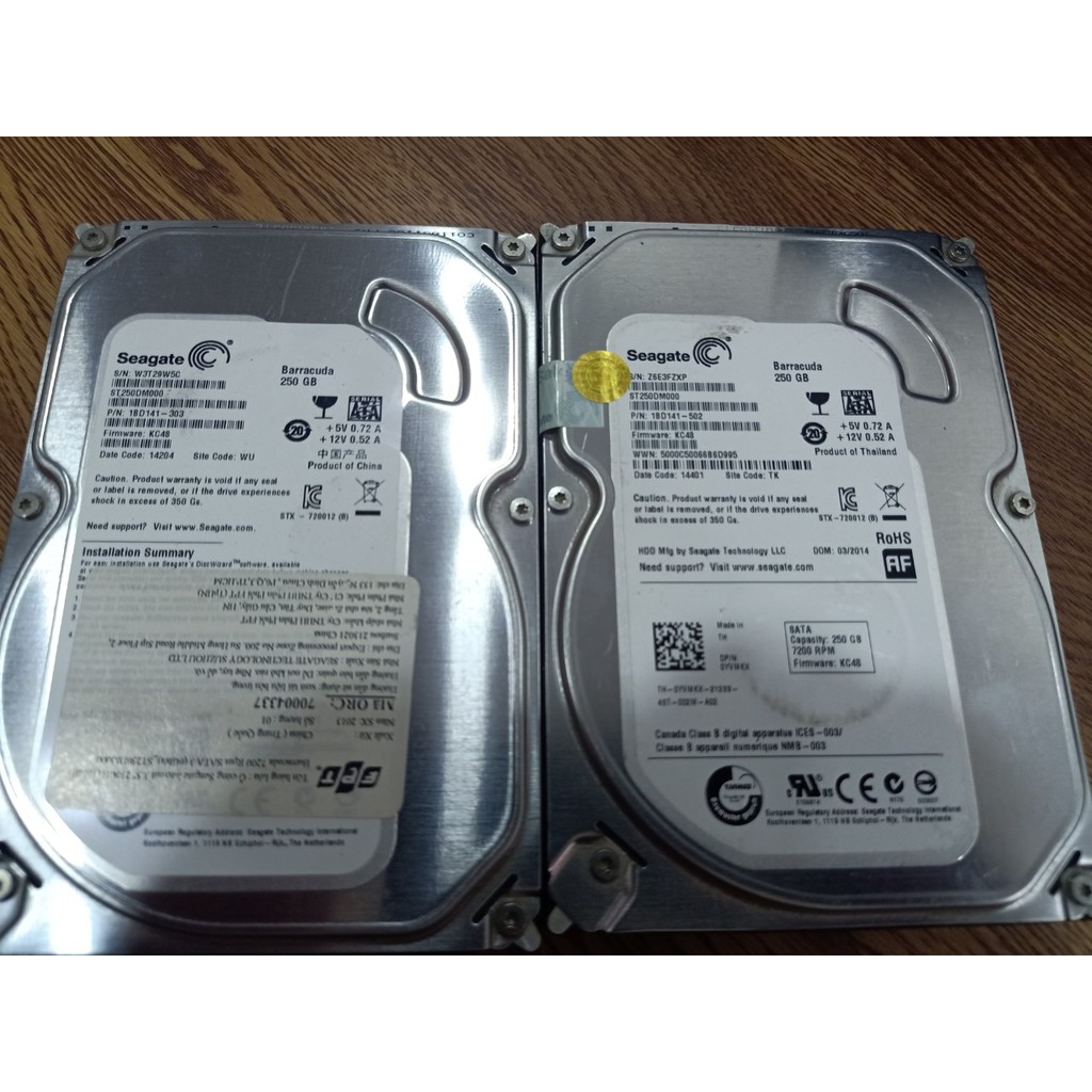 HDD 3.5 CŨ SEAGATE ,WESTERN 250GB/500GB/1TB