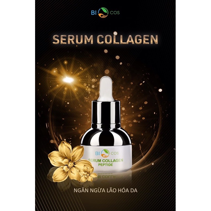 Serum Collagen Peptide Dưỡng Ẩm Và Làm Mềm Da, Tái Tạo Da Làm Mờ Thâm Nám BIO COSMETICS (20ml).