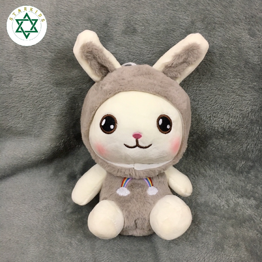 Thỏ Bông Lông Xù - Thú Bông Cao Cấp 5 Màu