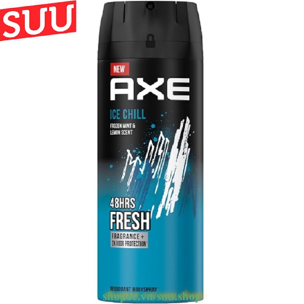 Xịt Khử MùI Nam 135Ml Axe Ice Chill Công Ty Hương Thơm Nam Tính suu.shop cam kết 100% chính hãng
