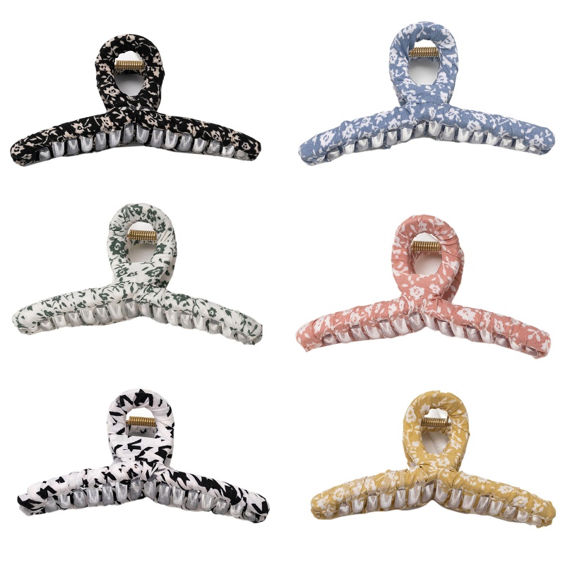 Kẹp Tóc Càng Cua Lớn Bằng Nhựa Chống Trượt Giá Đỡ