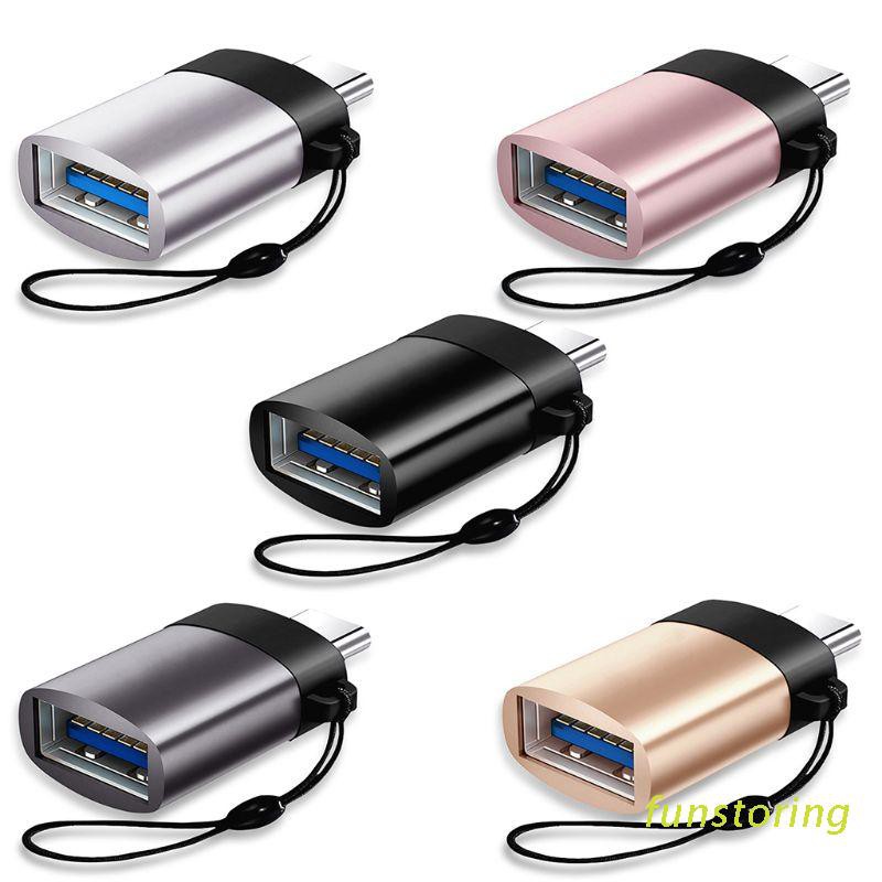 Dây Cáp Chuyển Đổi Cổng Type C Sang Usb 3.0 Otg Cho Các Thiết Bị Samsung Galaxy Huawei Xiaomi Macbook