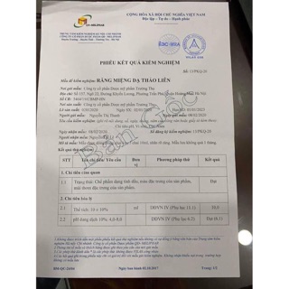 Tinh dầu răng miệng dạ thảo liên