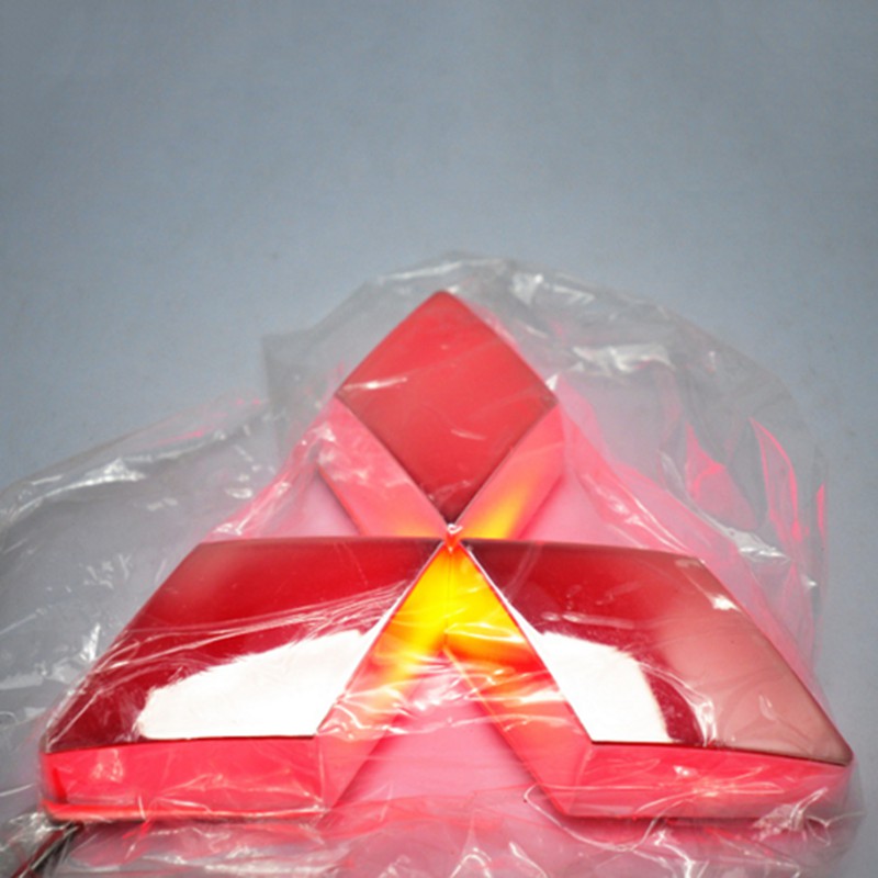 Miếng dán logo 5D trang trí xe hơi Mitsubishi ASX Ralliart Outlander Lancer 7.6cmx8.7cm