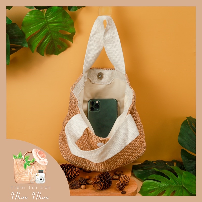 Giỏ xách cói