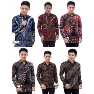 Áo Thun Dài Tay Cánh Dơi Kemeja SIZE M L XL XXL 3L BSWART BatiK HRB026 Kenongo Cho Nam