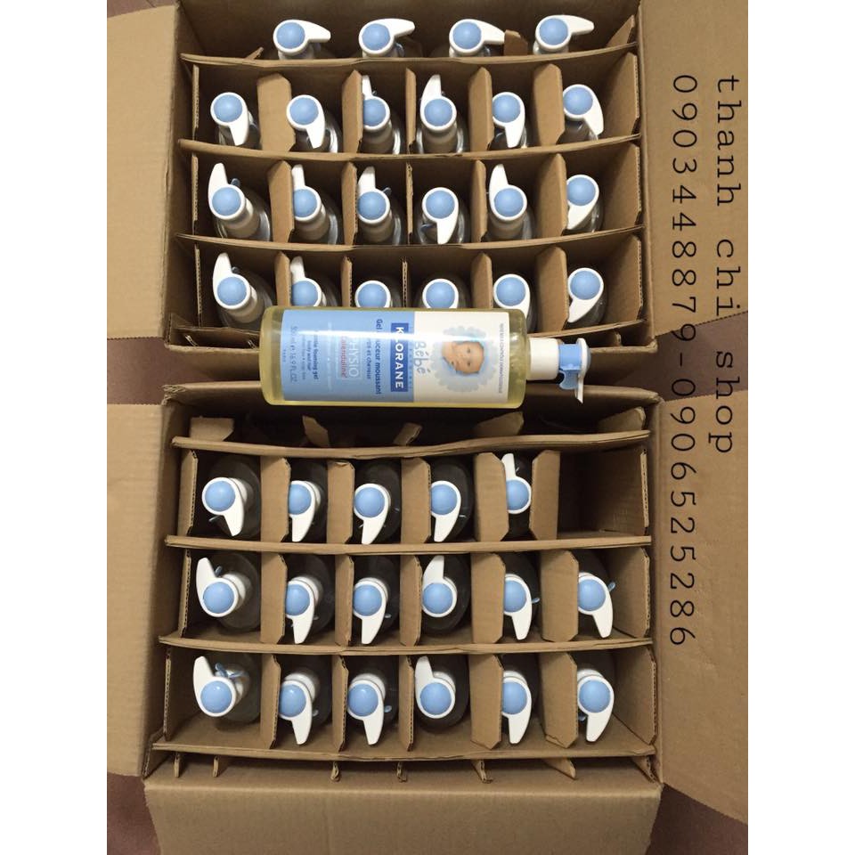 Sữa tắm gội Klorane chai lẻ 500ml