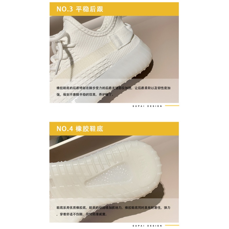 Giày thể thao Yeezy thiết kế năng động cho nữ2021350Giày thể thao V2 thoáng khí thời trang mùa hè cho nữ220210817