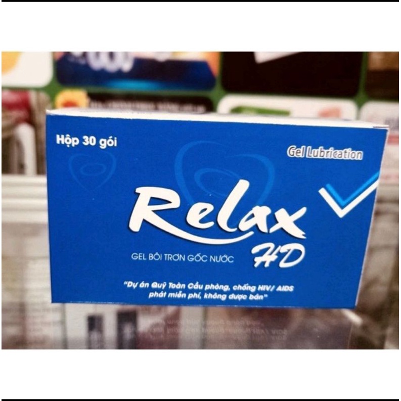 Combo 30 Gói Gel Bôi Trơn Tăng Khoái Cảm Gốc nước Relax 5Gram tiệt trùng mát lạnh