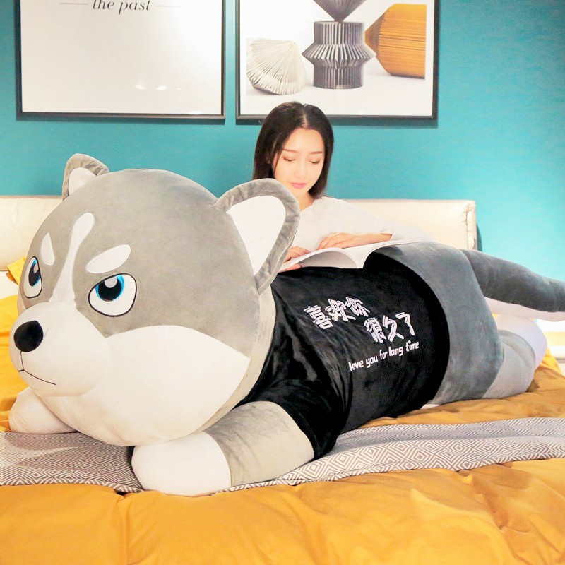 Gấu Bông chó mèo husky Boss Decor mềm mại