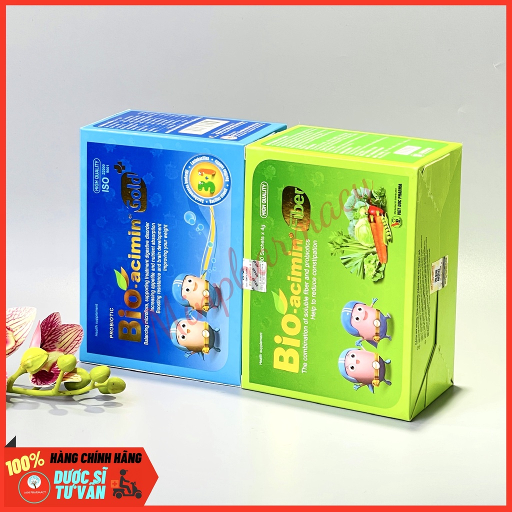 Cốm Vi Sinh Bio-Acimin Gold bổ sung lợi khuẩn Cân bằng hệ vi sinh đường ruột - Minpharmacy