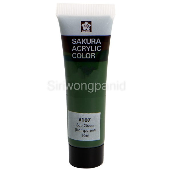 Màu Acrylic SAP GREEN Sakura - 20ml