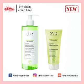 Sữa rửa mặt svr sebiaclear gel moussant 400ml