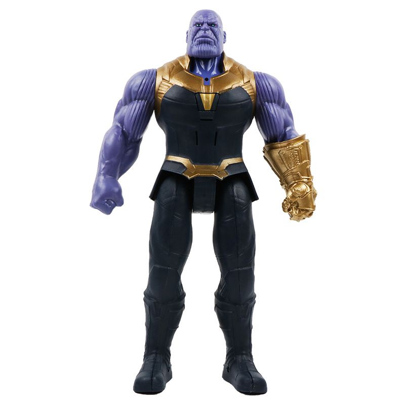 Mô Hình Nhân Vật Siêu Anh Hùng Người Nhện Thanos Captain Hulk Iron Man Venom Ronin 30cm Có Đèn Sưu Tập Quà Tặng Cho Trẻ Em