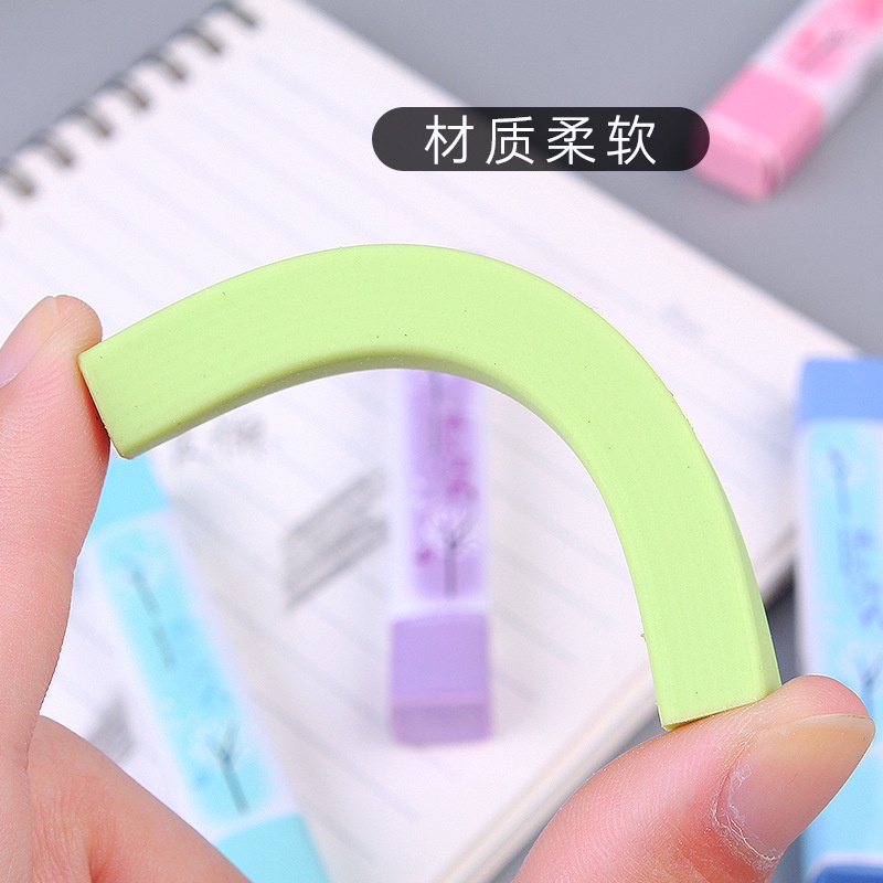 Gôm tẩy bút chì cute thanh dài nhiều hình dễ thương nhiều màu đồ dùng học tập văn phòng phẩm E413