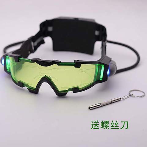 ✲đèn led, cảm giác khoa học và công nghệ tương lai, kính phát sáng bungee, ins Douyin, cybergoggles, thiết bị quầ