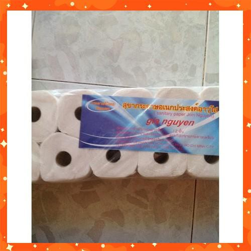 giấy vệ sinh thái lan gia nguyen 1 lốc 10 cuộn có lõi