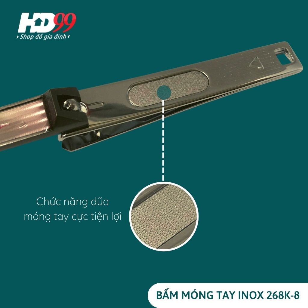 Bấm Móng Tay HD99 268K-8 | Hàng Chất Lượng Cao Từ Thép Chuyên Dụng Kiểu Dáng Phù Hợp Bàn Tay người Việt Nam