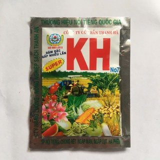Phân bón hữu cơ sinh học KH, chuyên dùng cho lúa, hoa màu, hoa kiểng